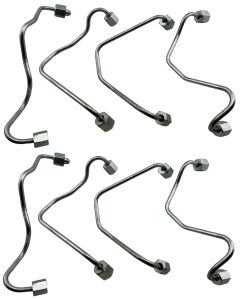 8 Fuel Injector Rail Lines FOR 11-16 Sierra Silverado Duramax 6.6 Diesel LML LGH