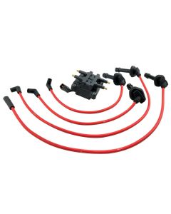 Ignition Coil Pack & Spark Plug Wires for 98-01 EJ207 Impreza WRX Forester V5 V6