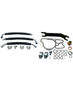 High Pressure Oil Pump Hose Lines Kit + Fittings + Rebuild fits Ford 7.3L Diesel