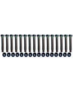 16 Extended Length Wheel Stud + Lug Nuts for 4 Bolt wheel Honda Acura M12x1.5 RH