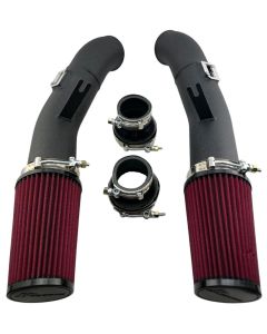 89mm 3.5" Dual Cold Air Intake Turbo Inlets for R35 GT-R GTR VR38DETT 3.8L Turbo