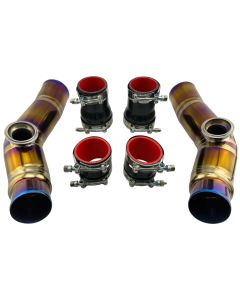 Titanium Intercooler Chargepipe for 50mm TIAL BOV 07+ GT-R GTR R35 VR38DETT 3.8L