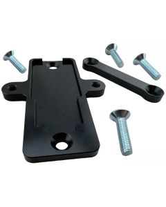 Billet Custom Mount Bracket Adapter Plate fits GM Quick Connect Flex Fuel Sensor