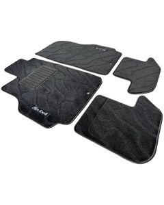 4 Carpet Front + Rear Custom Floor Mats Black fits 08+ GTR GT-R R35 VR38DETT LHD