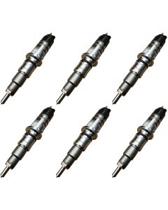 6 PCS Fuel Injectors Common Rail for 13-18 Ram 2500 3500 Cummins 6.7L 0986435574