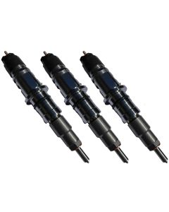 Set of 3 Diesel Fuel Injectors for 2007-12 Ram 2500 3500 6.7L Cummins 0445120050