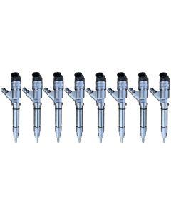 8 Pc LLY Turbo Diesel Fuel Injectors Set for 2004.5-2005 Duramax 6.6L 0445120027