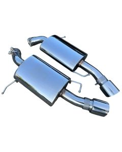 Stainless Exhaust Axle Back w/ Mufflers fits 07-10 BMW 335i RWD E90 E92 E93 3.0L