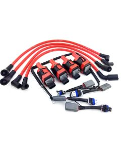 2004-2011 10MM WIRES MAZDA RX-8 RX8 ADAPTER WIRING HARNESS CORVETTE COIL PACKS
