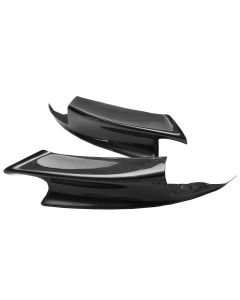 2 Carbon Fiber Front Bumper Lip Spoiler Kit Splitters for 2008-13 E90 E92 E93 M3