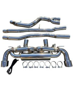 Performance Catback Exhaust System w/ Valves for A90 A91 Supra 3.0L B58 Turbo GR