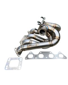 D Series T3 T4 Top Mount Turbo Manifold 44mm fits D15 D16 Civic DC2 EG EK GSR Si