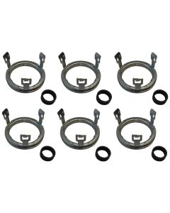 6 Fuel Injectors Service Gasket Seal Rings Decouplers for N43 N53 N56 N63 N54 I6