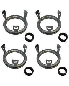 4 Pc Fuel Injectors Decoupler Seals FITS 13538651060 13537564751 N43 N53 N54 N56