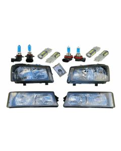 Black Clear Side Marker Headlights FITS 2003-2006 Silverado Avalanche 07 Classic