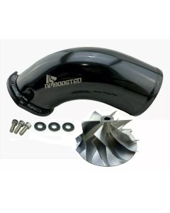 Turbo Air Inlet Intake Elbow Billet 6+6 Wheel fits 2001+ 6.6L Duramax Diesel LB7