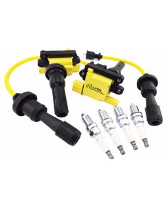 2 Pack Ignition Coil Wires Spark Plugs FOR LANCER EVOLUTION EVO IV V VI VII VIII