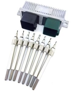 08-10 FORD 6.4L V8 POWERSTROKE GLOW PLUGS & MODULE F250 F350 F450 F-250 F-350