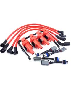 LS2 LS7 D514A IGNITION COILS MAZDA 10MM WIRES RX-8 RX8 ADAPTER WIRING HARNESS