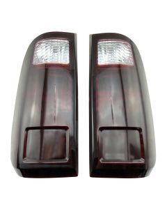 Dark Smoke Tinted Tail Lights Brake Lamp Pair for 08-16 F250 F350 F450 SuperDuty