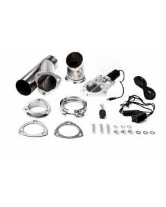 3" Inch 76mm Electric Exhaust Muffler Valve Cutout System Dump Wireless Remote