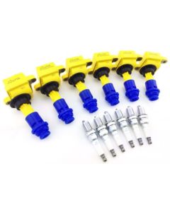 TOYOTA SUPRA RZ ARISTO IGNITION COILS & NGK PLUGS 1JZ 2JZ SOARER MK4 JZA80 JZA70
