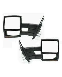 Power Heated Signal Puddle Telescoping Tow Mirrors Left & Right for 2007-14 F150