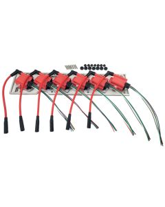 6 Pcs 1JZ IGN1A Smart Ignition Coil Packs w/ Valve Cover Bracket Adapter 1JZGTE