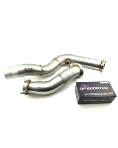 Hi FLow Downpipe Exhaust System for 2015+ BMW M2 F87 M3 F80 M4 F82 F83 S55 3.0L