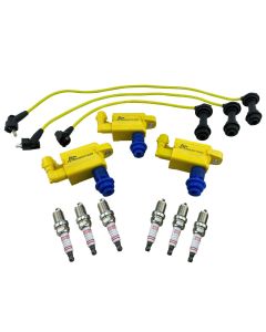 Ignition Coil Packs Wires Spark Plugs for Supra Aristo Soarer IS300 VVTi 1JZ 2JZ