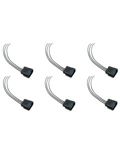6 Ignition Coil Wire Harness Pigtail Clips for Verado Outboard 200-400HP 6 CYL