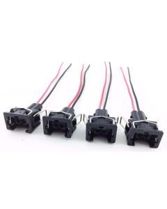 4 EV1 OBD1 INJECTOR PLUG CONNECTOR PIGTAILS CIVIC ACURA INTEGRA ECLIPSE EVO DSM