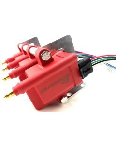 4 Performance Ignition Coils w/ Bracket Universal Smart Coil Turbo Supercharged