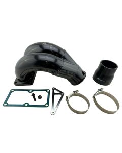 Intake Manifold Hi Flow Elbow Coupler T-Bolt Clamps for Ram Cummins 6.7L Diese