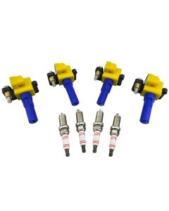 Ignition Coils Spark Plugs for Impreza WRX STi Forester Legacy Outback 2.5 Turbo
