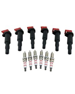 6 Pack Ignition Coils & Spark Plugs for 135i 335i 535i X6 Z4 N54 3.0L Twin Turbo