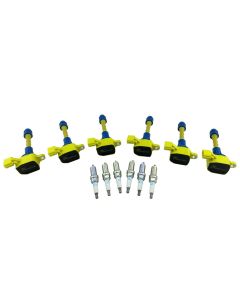 6 Ignition Coils & Spark Plugs for 02-08 350Z M35 G35 3.5 Skyline Stagea VQ25DET