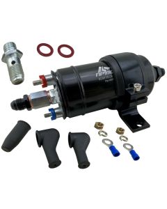 Hi Flow 380LPH Inline EFI External Fuel Pump & Bracket Kit 6AN AN6 Fittings 044