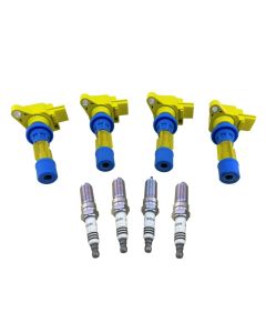 4 Ignition Coils & Spark Plugs for 06-15 MAZDASPEED 3 SPEED 6 CX7 2.3L MX5 2.0L
