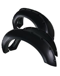 2011-2016 Ford F-250 F-350 SuperDuty Offroad Black Pocket Style Rivet Fender Flares