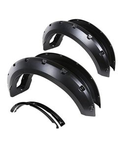 2015-2017 Ford F150 Pickup Pocket Rivet Style Black Wheel Fender Flares Cover