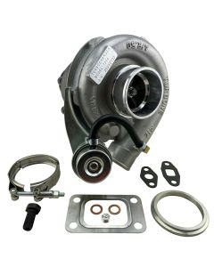 T04E T3/T4 .63 Turbo Turbocharger Compressor 350HP Internal Wastegate 2.5" VBand