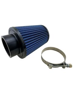 Universal 2.75" Small Hi Flow Air Filter Intake + TBolt Clamp Turbo Supercharger