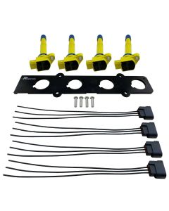 B16 B18 Coil On Plug Conversion Kit Bracket + Wires for F22 S2000 Ignition Coils