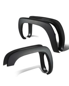 Paintable Matte Black OE Style Wheel Fender Flares Fits 1999-2007 Silverado Sierra