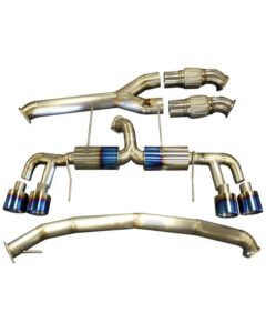 Full 3" Titanium Exhaust System for 2009-18 Nissan Skyline R35 GTR GT-R VR38DETT