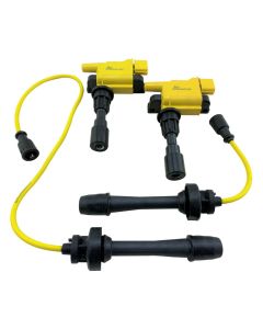 2 Ignition Coil Packs w/ Wires for 01-05 Miata 1.8L & 04-05 Mazdaspeed Turbo 1.8