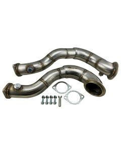 N54 Twin Turbo Exhaust Downpipe for 07+ 335Xi TT N54 AWD X-Drive E90 E91 E92 E93