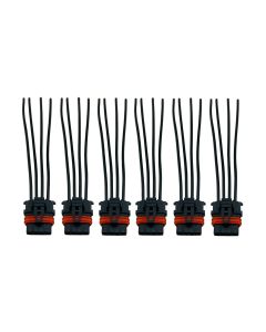 6 Ignition Coil Connector Plugs for S60 C70 S70 S80 V70 XC70 XC90 2.3L 2.4L 2.5L