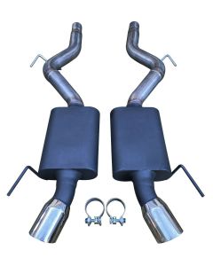 3" Stainless Exhaust System w/ Polished Tips for 15-17 Mustang GT Coyote 5.0L V8